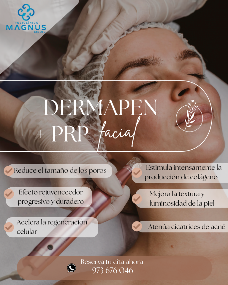 Marron Blanco Moderno Tratamiento Facial Post de Instagram - Policlínico Magnus Medic
